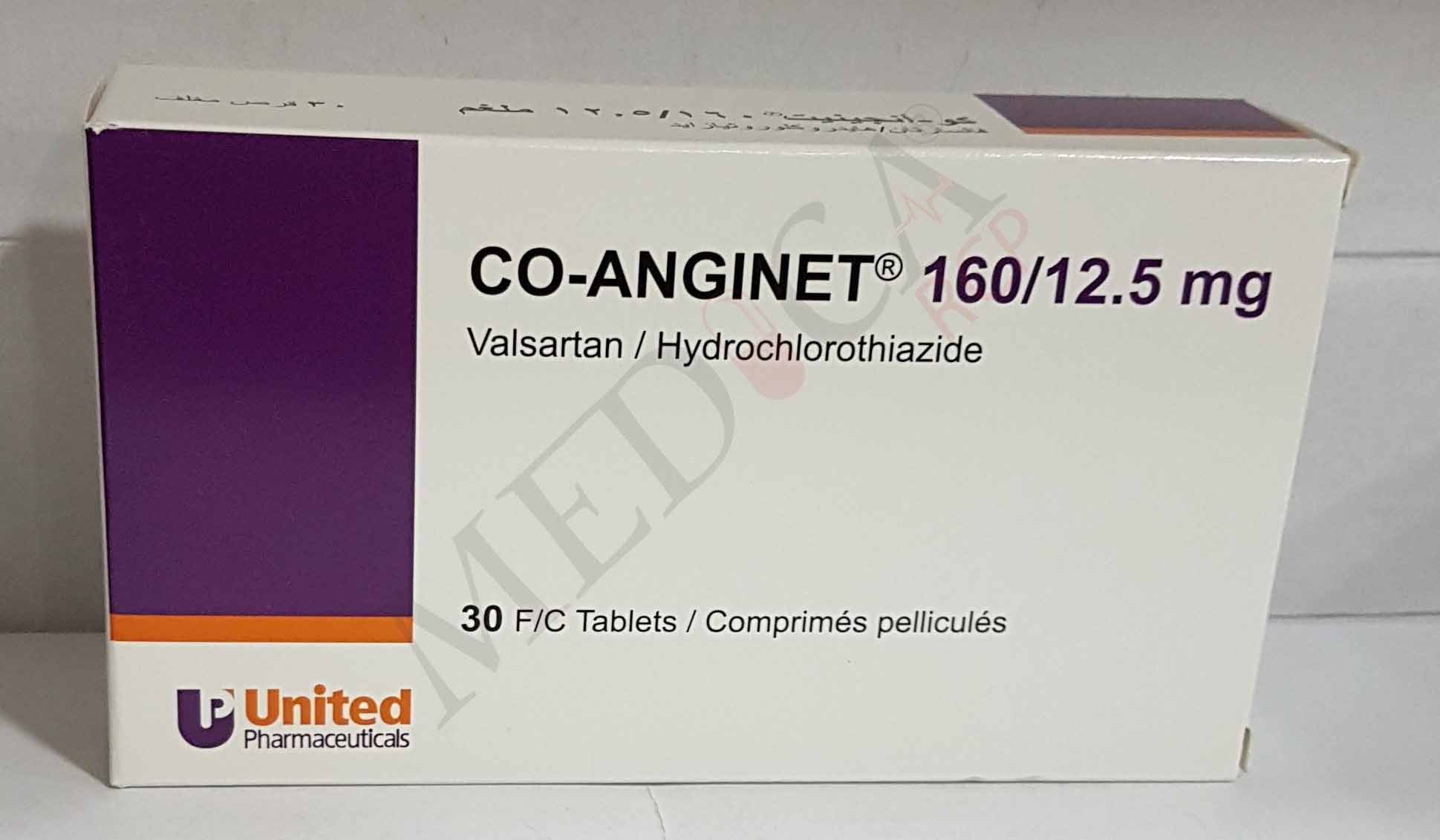 Co-Anginet 160/12.5mg